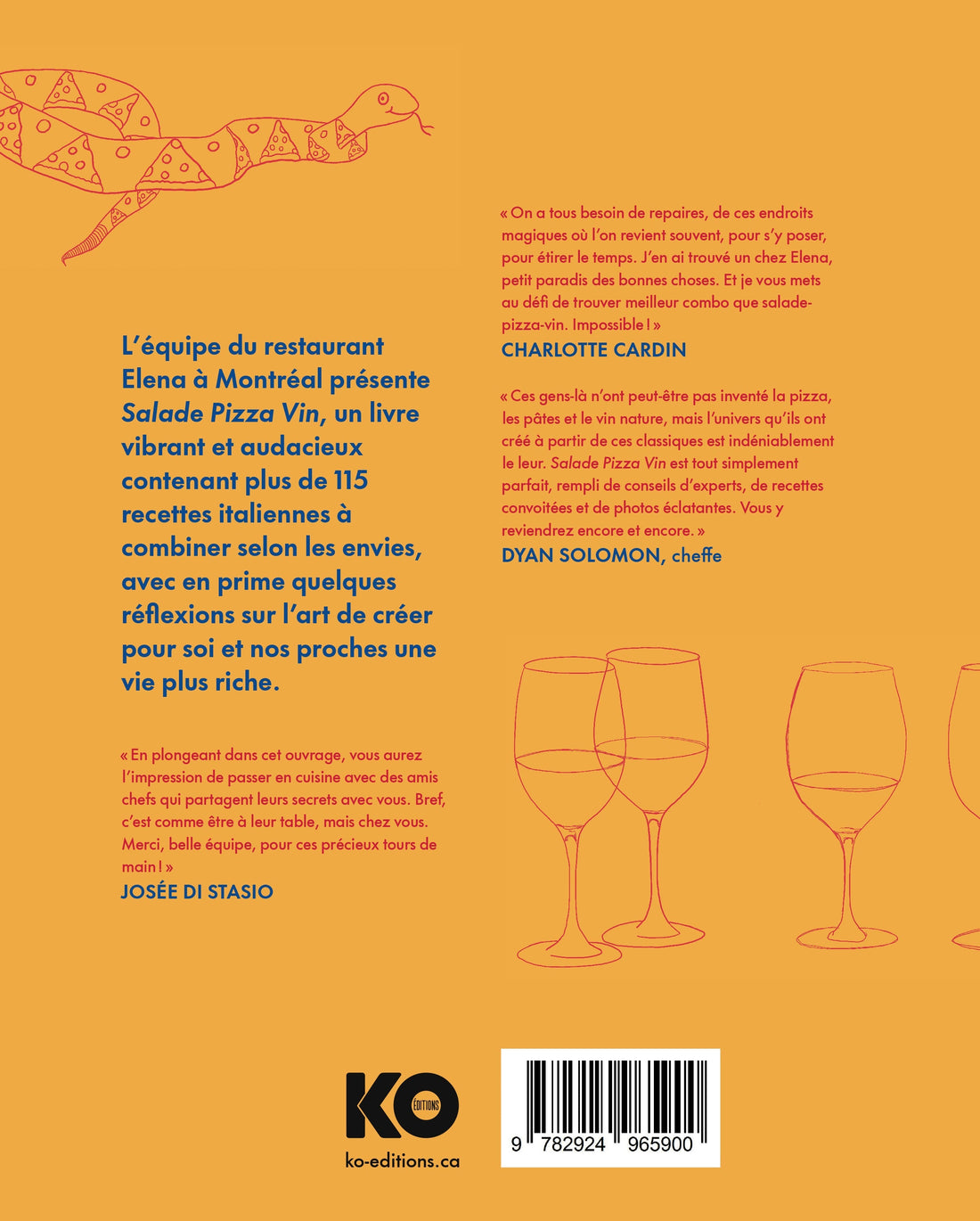 Salade Pizza Vin : et tant de bonnes choses d'Elena - Imparfait