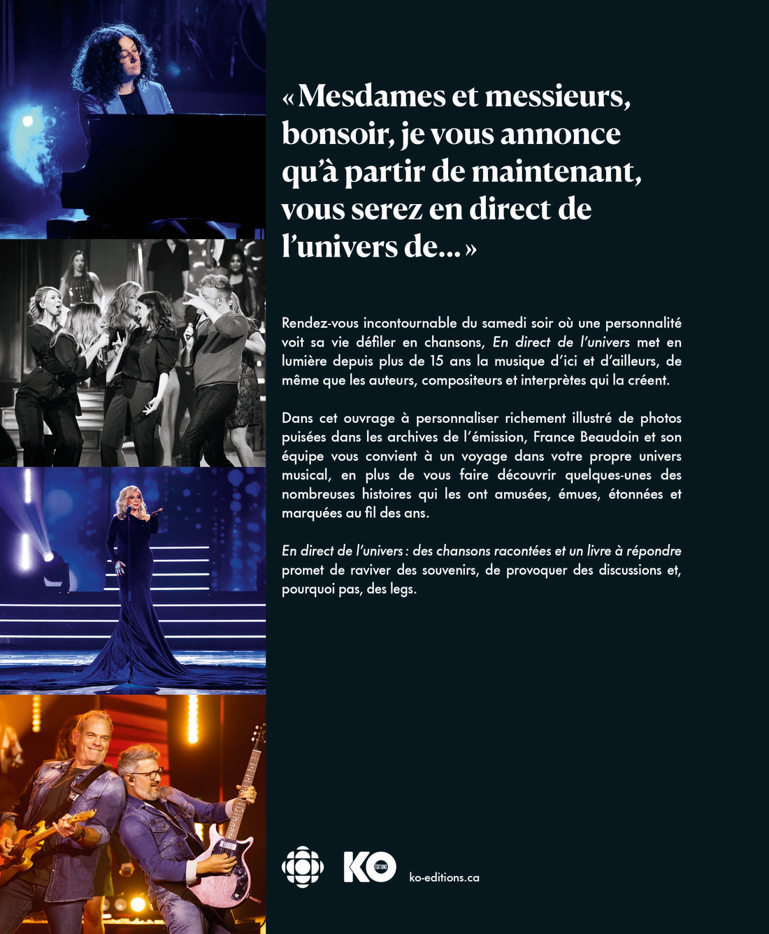 En direct de l'univers